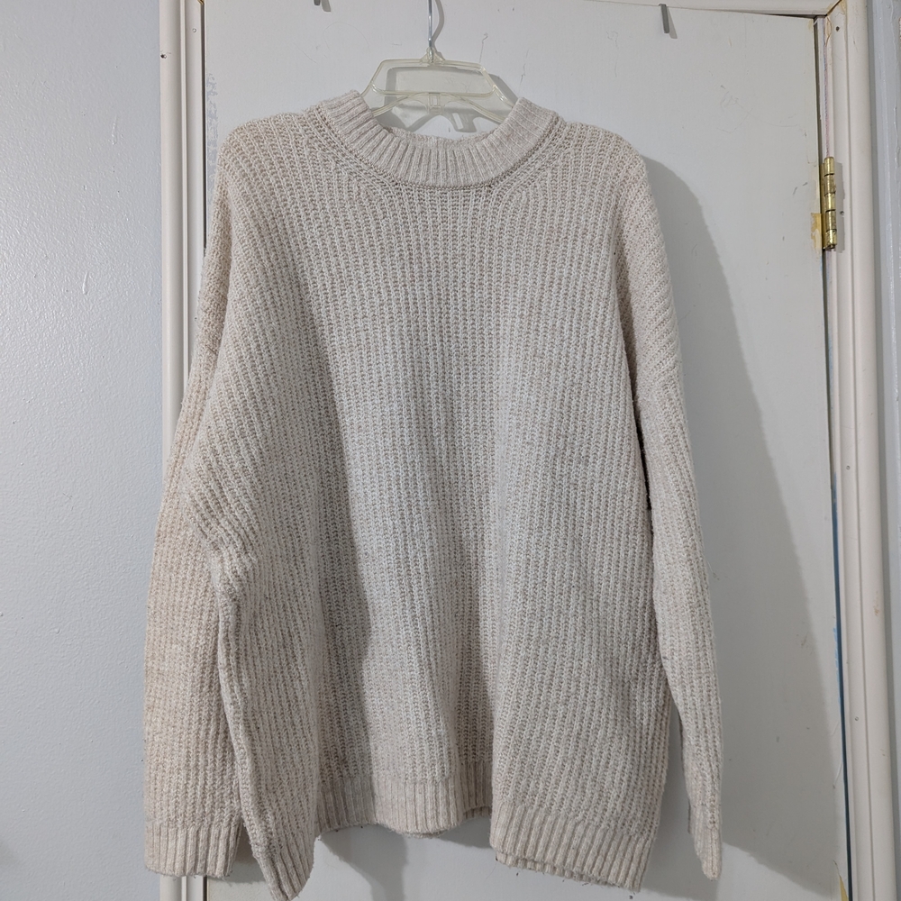 American Eagle Outfitters Cream Sweater